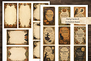 Vintage Halloween Printable Kit, a Seasonal Illustration by Print Haven Mochi Vintage (Thumbnail 7 of 8)