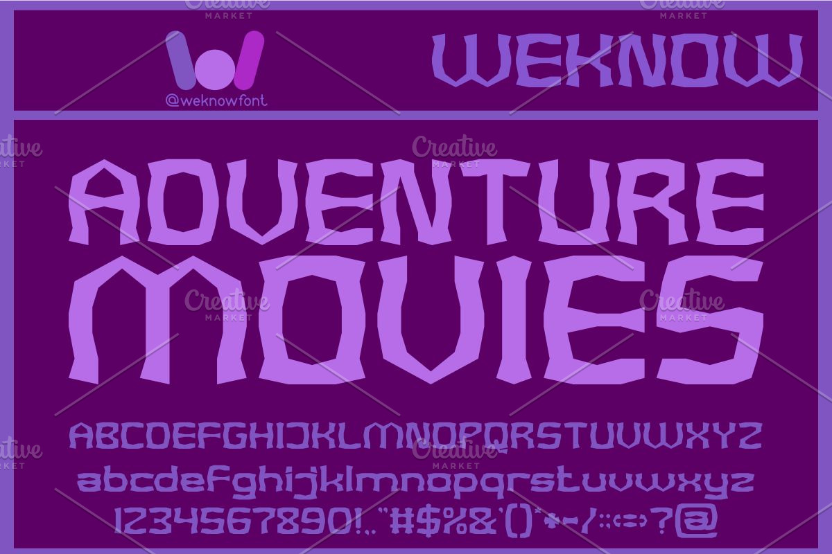 Gravel Stone font, a Font by weknow (Photo 2 of 8)