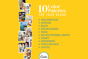 10 Color Palettes for your Brand, a Templates & Theme by CG Creative Design (Thumbnail 2 of 2)