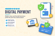 Digital Payment, a Finance Illustration by pictranoosa_studio (Thumbnail 1 of 3)