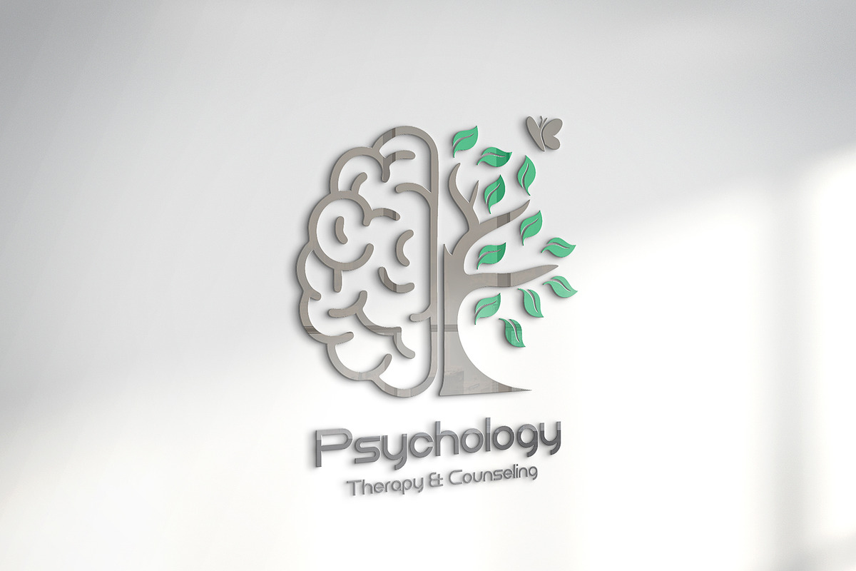 Minimalist Brain & Life Tree Logo preview 3