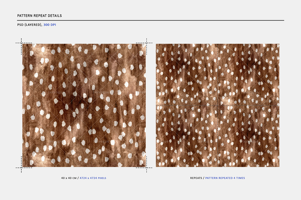 Bambi Print with Brown Dots, a Pattern Graphic by texvogue (Photo 2 of 14)