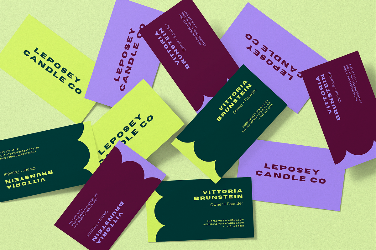 Bold Business Card Canva Template, a Business Card Template by LePosey Studio (Photo 2 of 6)