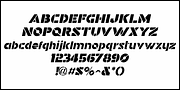 Obscure Stencil JNL, a Font by Jeff Levine Fonts (Thumbnail 5 of 5)