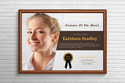 Employee Of The Month Certificate, a Stationery Template by Visual Impact (Thumbnail 1 of 3)