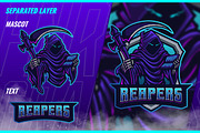 Death Reaper - Mascot & Esport Logo, a Branding & Logo Template by FNR Graphics (Thumbnail 3 of 5)