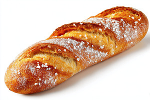 Crusty Bread Loaf Salt Topping Golde, a Photo by Pixeness Studio