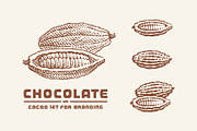 Chocolate logo set for branding, a Graphic by Irina Trusova (Thumbnail 1 of 5)