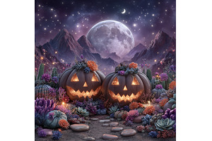 Glowing softly under the full moon, an Arts & Entertainment Photo by ZinetroN