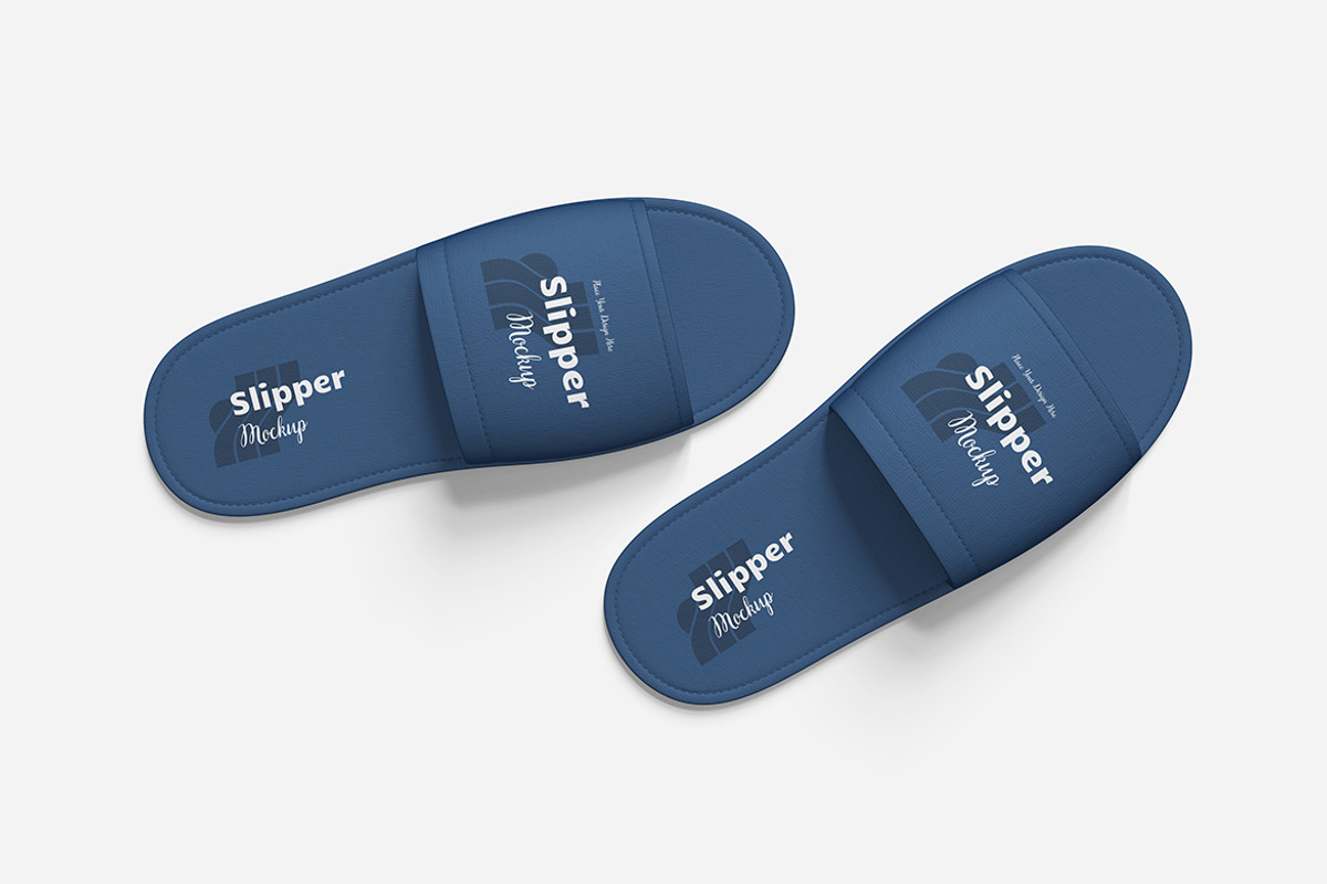 Hotel Slipper Mockup, an Advertising Mockup by Indah (Photo 6 of 6)
