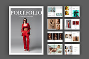 Minimalist Portfolio Layout (A4+US), a Brochure Template by tomsarraipodesign (Thumbnail 1 of 2)
