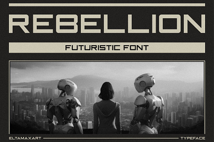 Rebellion Futuristic Font