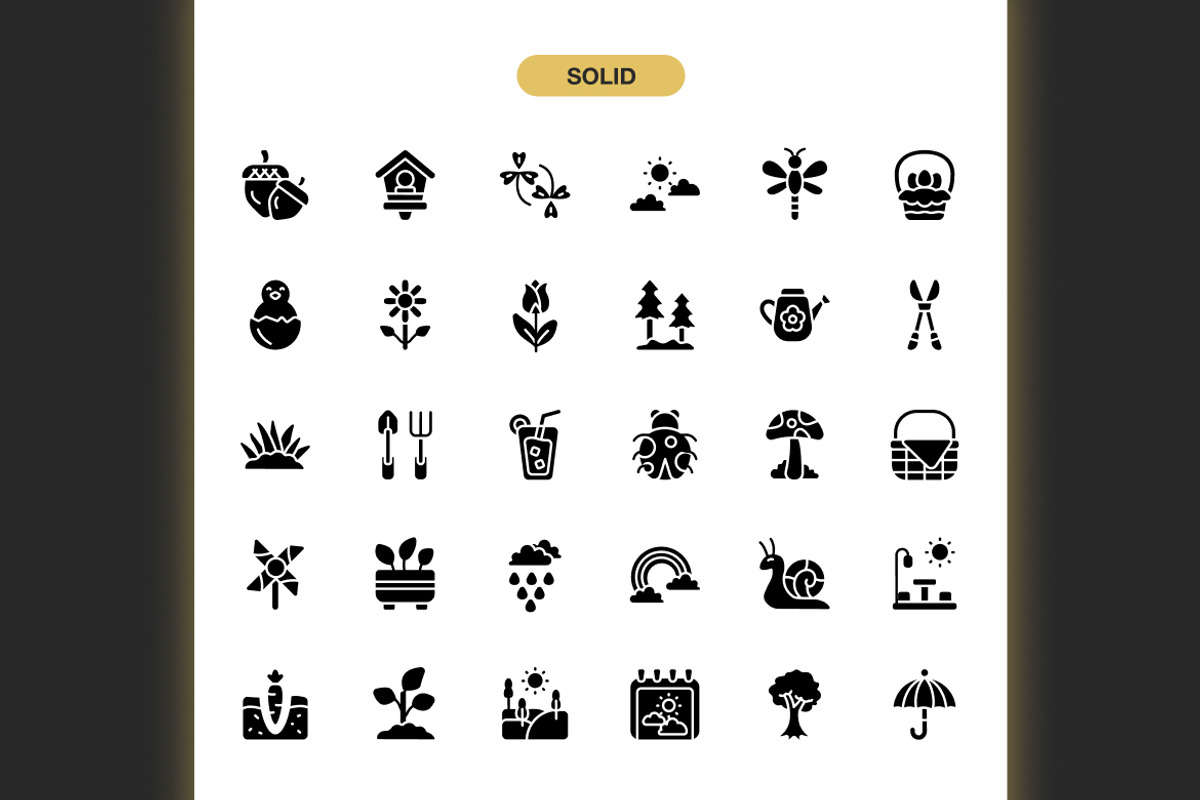 Spring Season Icons, an Icon by Spacepixel Creative (Photo 3 of 3)