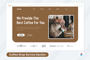 Melcoffee - Coffee Shop Hero Header