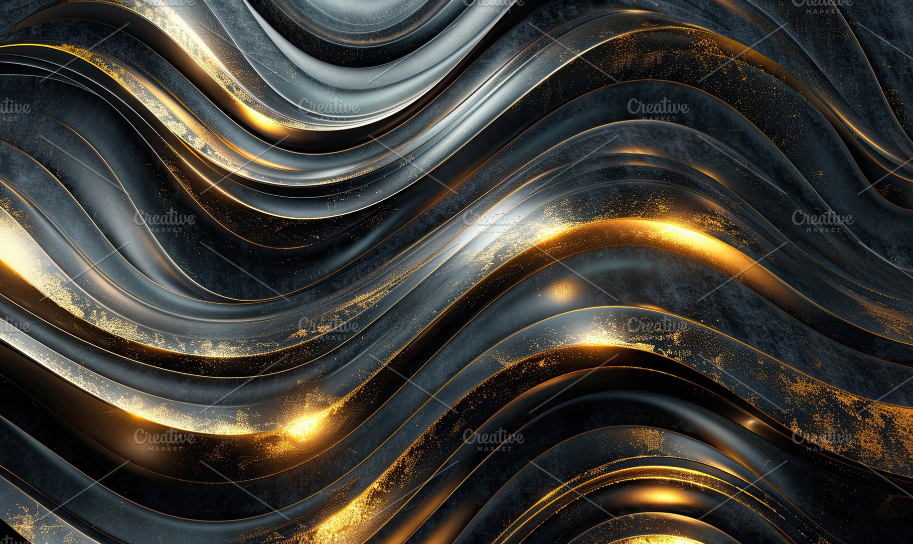 Black and gold digital artwork where, a Photo by LOGOCREATIVE