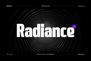Radiance Modern Sans-Serif Font, a Sans Serif Font by Webhance Studio (Thumbnail 1 of 10)