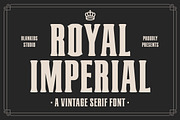 Royal Imperial Vintage Collage Font, a Serif Font by Blankids Studio (Thumbnail 1 of 8)