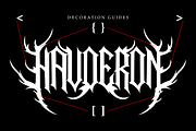 Haveron | Death Metal Typeface, a Symbol Font by Masyafi Studio (Thumbnail 3 of 8)
