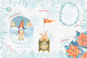 Christmas Gnomes Watercolor Winter, a Decorative Illustration by Watercolor Nomads (Thumbnail 9 of 13)