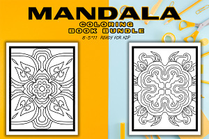 20 Mandala Colouring Page Bundle V.1