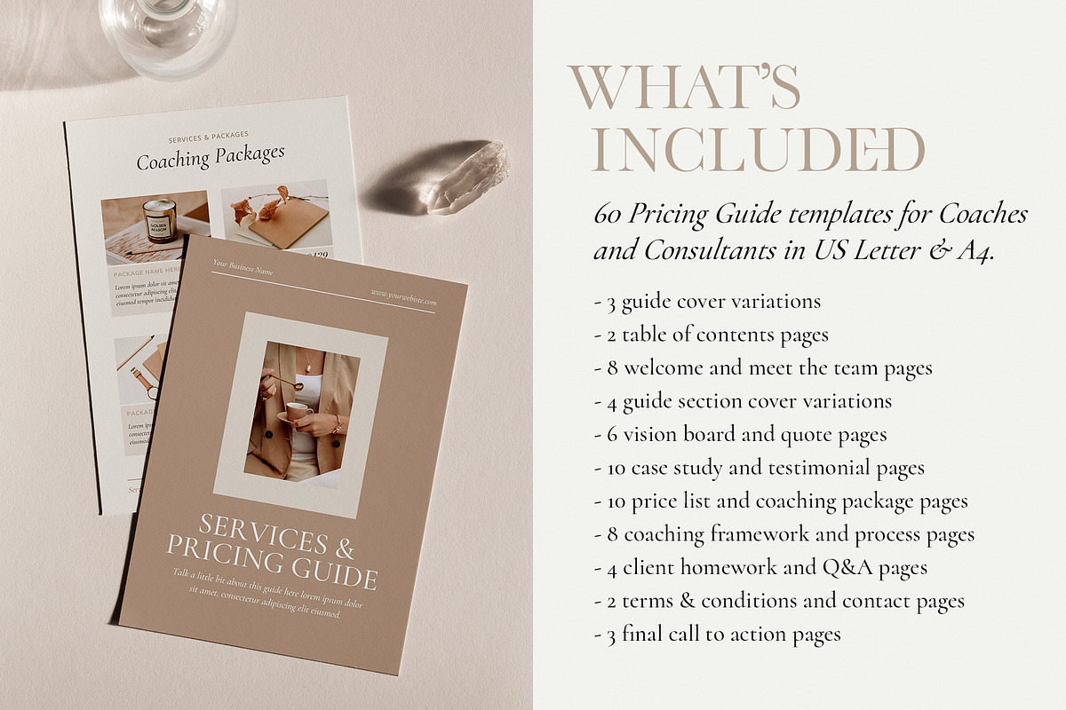 Services and Pricing Guide Template, a Magazine Template by Studio Loire (Photo 2 of 19)