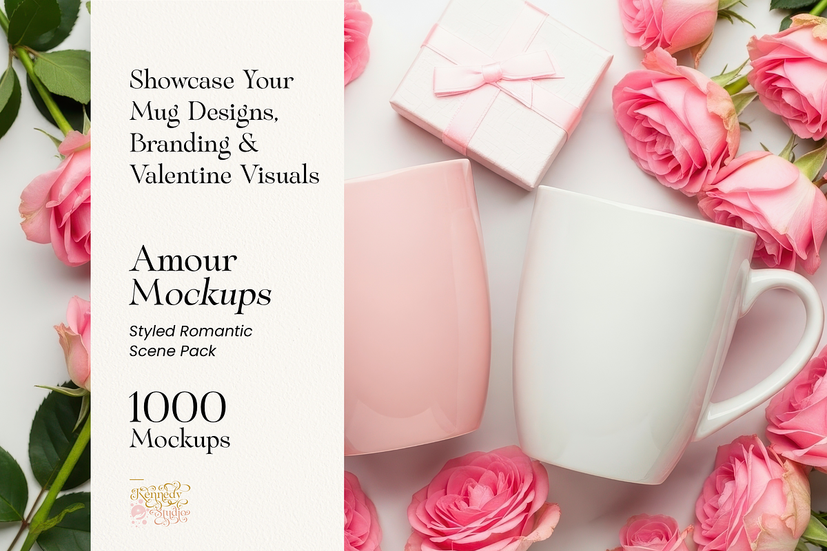 Ultra Valentine Couple Mug 1000 JPG, a Cups & Container Mockup by KennedyStudio (Photo 15 of 15)