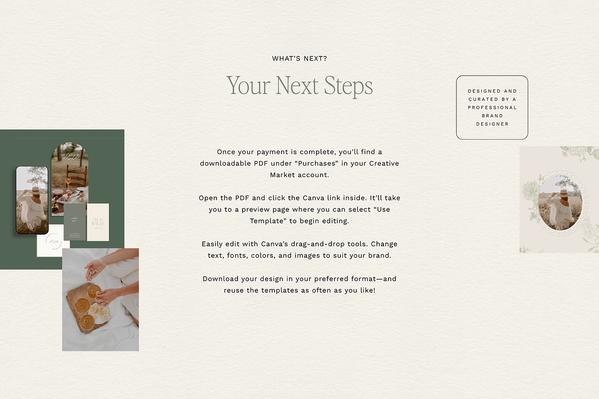 Feminine Event Planner Brand Kit, a Branding & Logo Template by Ederra Design (Photo 16 of 16)