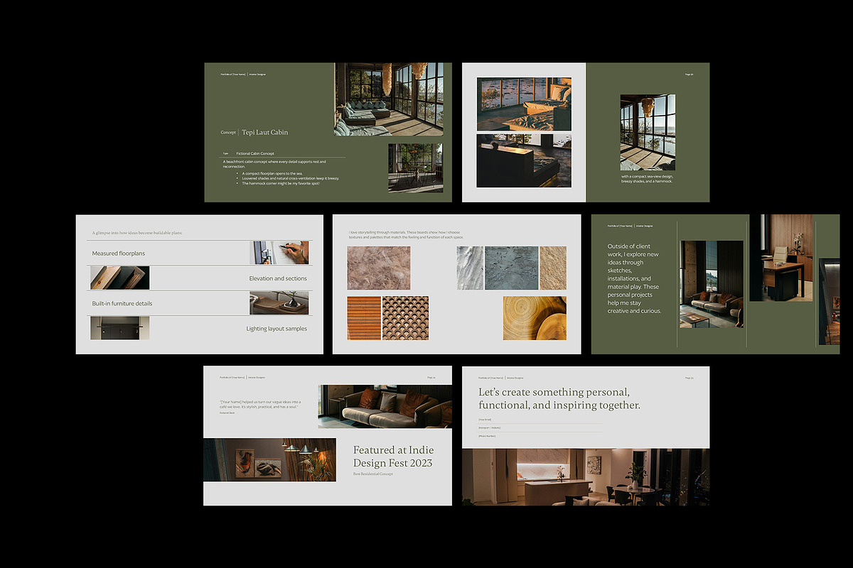 Interior Designer Portfolio GSL, a Presentation Template by Neermana (Photo 4 of 4)