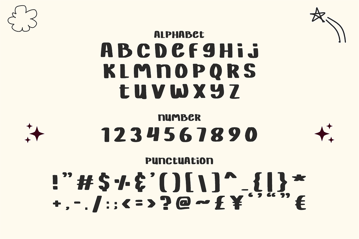Summer Splashy - Bubbly Display Font, a Handwritten Font by KiddoGlyphs Studio (Photo 4 of 5)