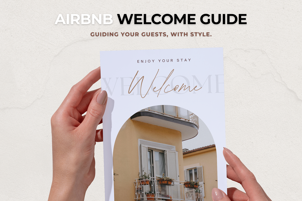 Airbnb Welcome Guide Template, a Brochure Template by design4social (Photo 9 of 9)