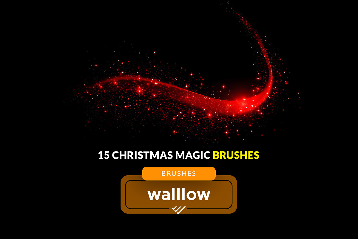 Magic Sparkle light photoshop brush, a Brush Add-On by Walllow Creatives (Photo 1 of 3)