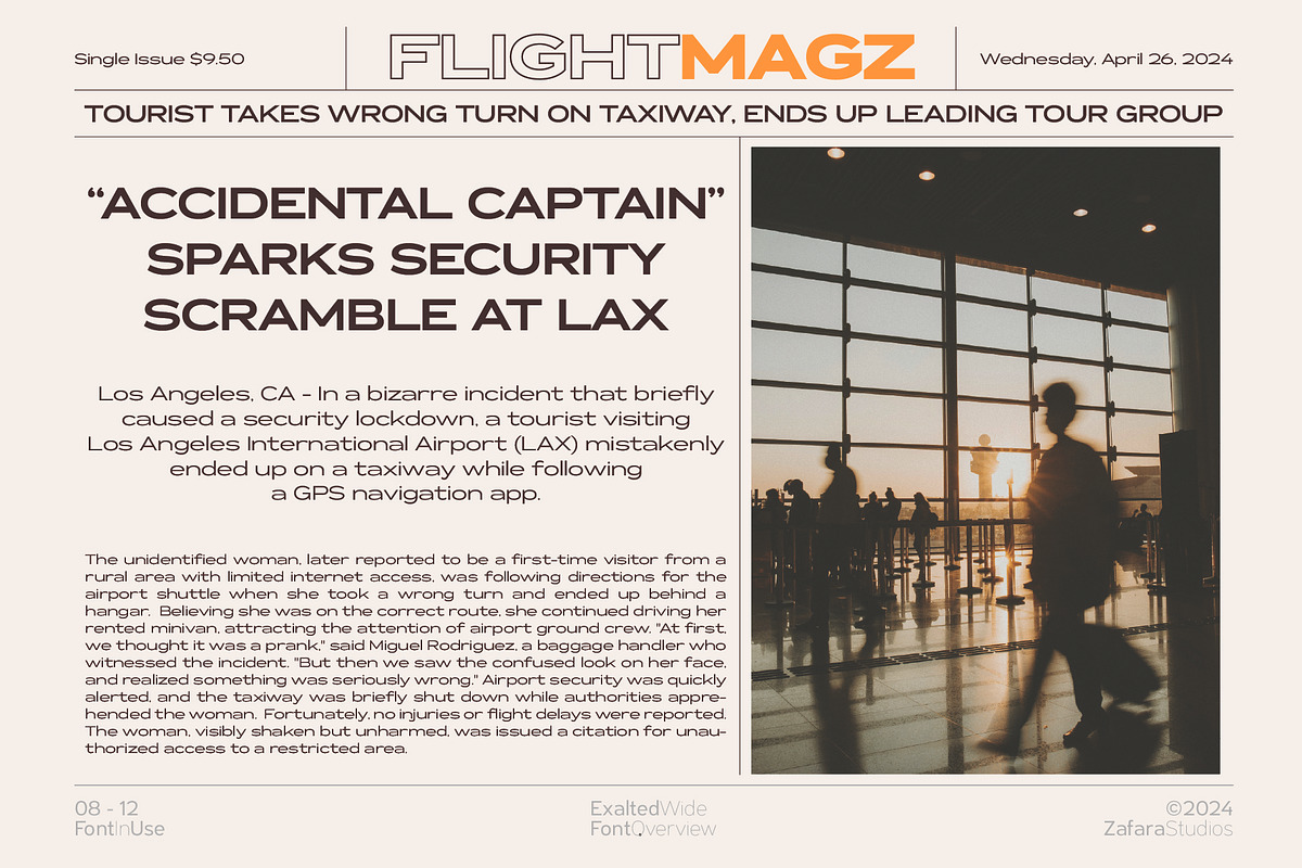 Exalted Wide, a Sans Serif Font by Zafara Studios (Photo 8 of 12)
