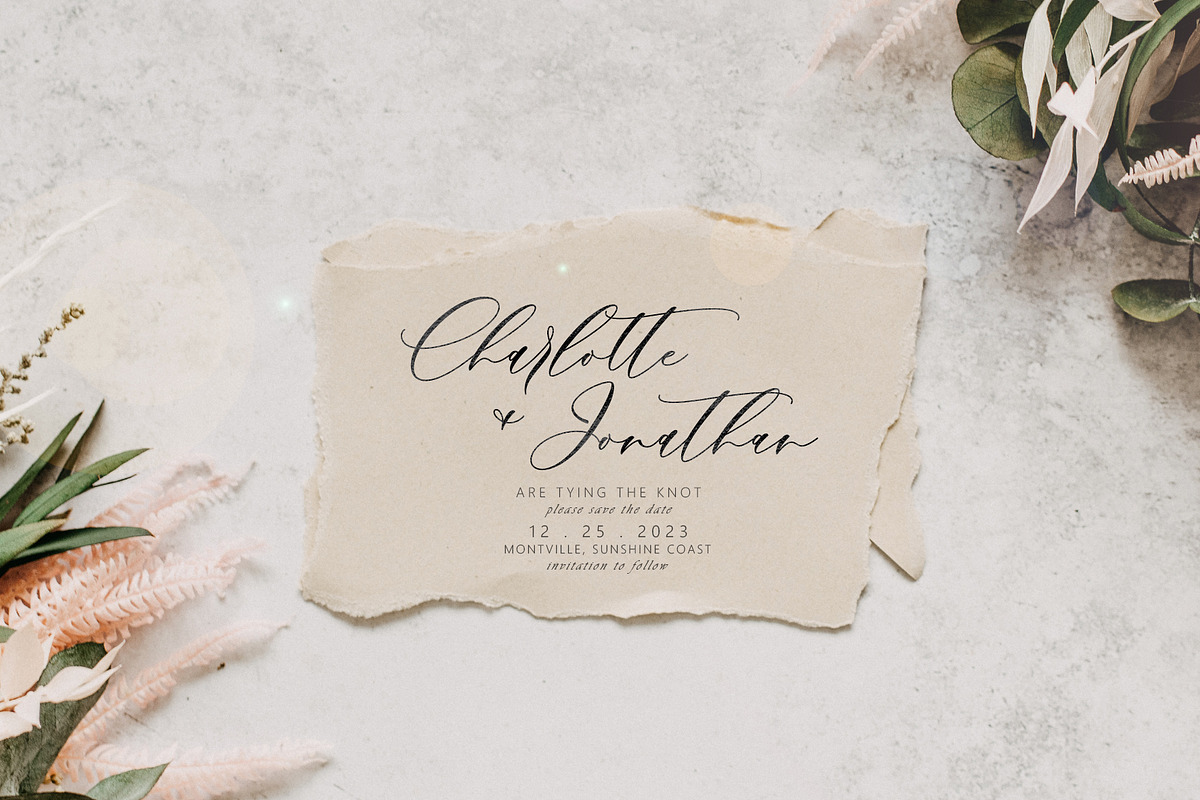 Bertholina Script, a Script Font by JamalCreativeStudio (Photo 2 of 10)