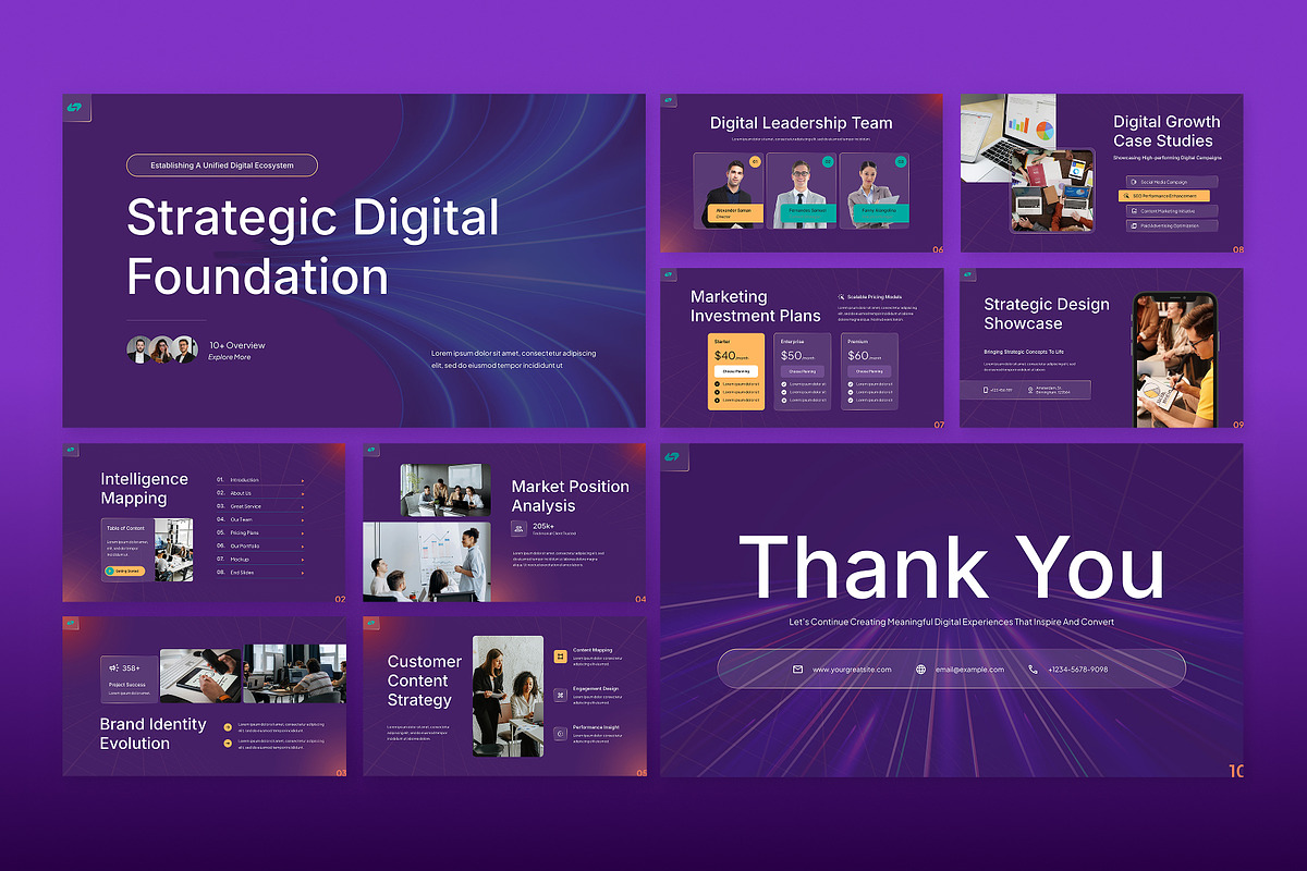 Digital Marketing Strategy Slides, a Presentation Template by Antstheme (Photo 4 of 4)