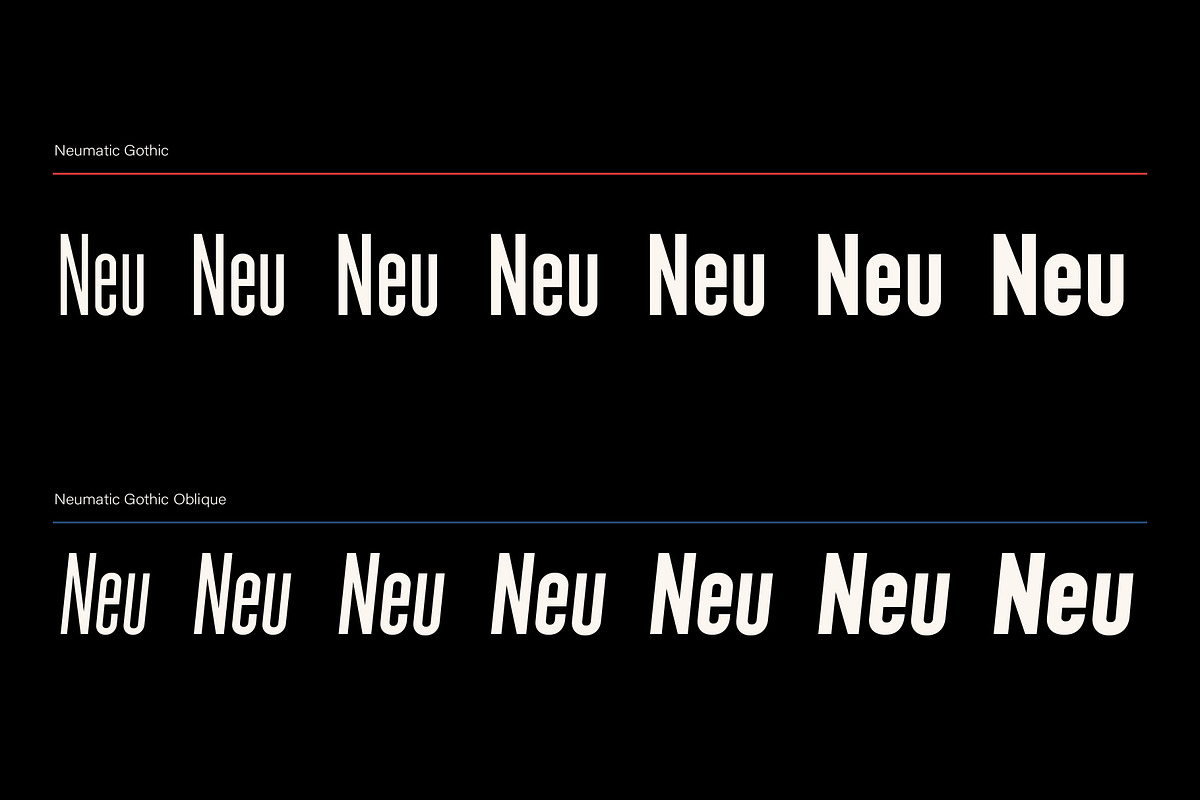 Neumatic Gothic, a Sans Serif Font by Arkitype (Photo 10 of 16)