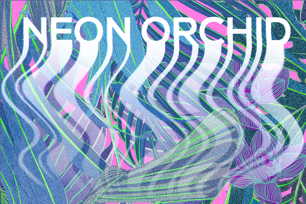 NEON ORCHID seamless patterns, a Pattern Graphic by ANAKOTO (Photo 17 of 18)