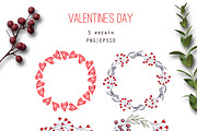 Valentine's Day Collection, a Background Graphic by Hand drawn Boutique (Thumbnail 4 of 8)