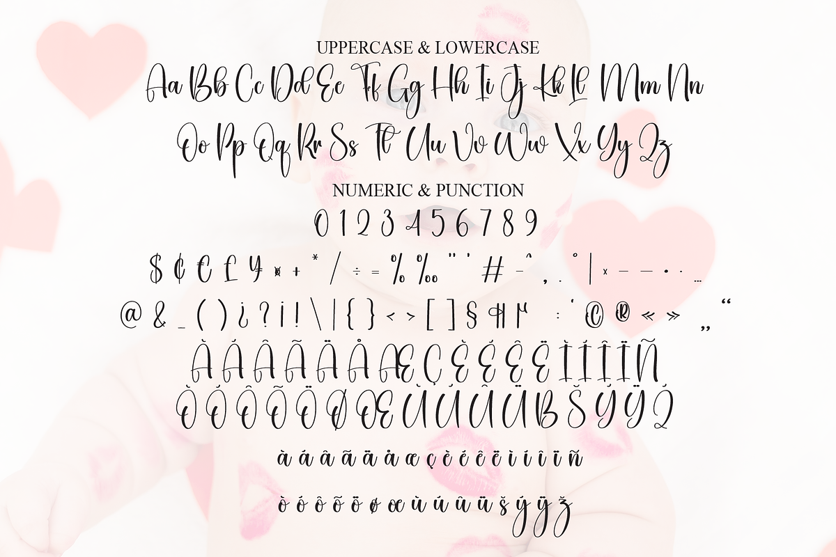 Babylove | Script Font, a Handwritten Font by Scratchones (Photo 7 of 8)