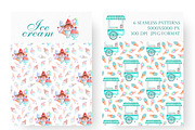 Ice cream watercolor set., a Food Illustration by SabinaWatercolorArt (Thumbnail 6 of 17)