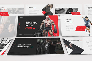 Athletics Powerpoint Template