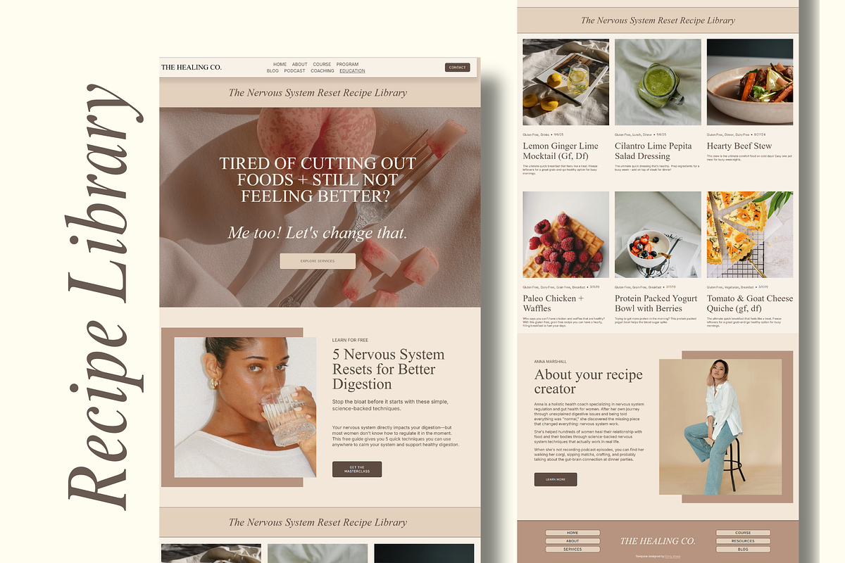 Squarespace Minimal Coach Website preview 7