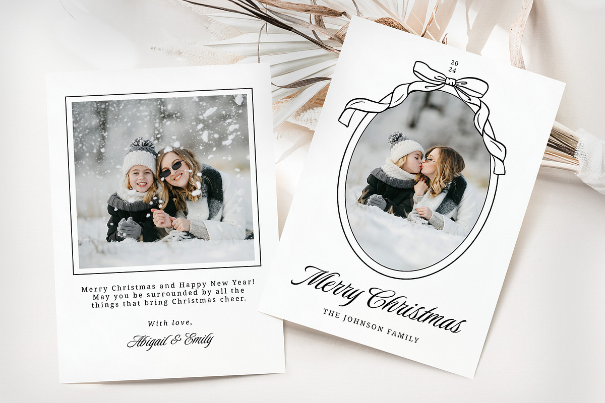 Christmas Card Template CC219, a Card Template by Always Templates (Photo 1 of 3)