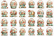 Easter Basket Clipart Png, an Illustration by Craft Nest (Thumbnail 6 of 11)