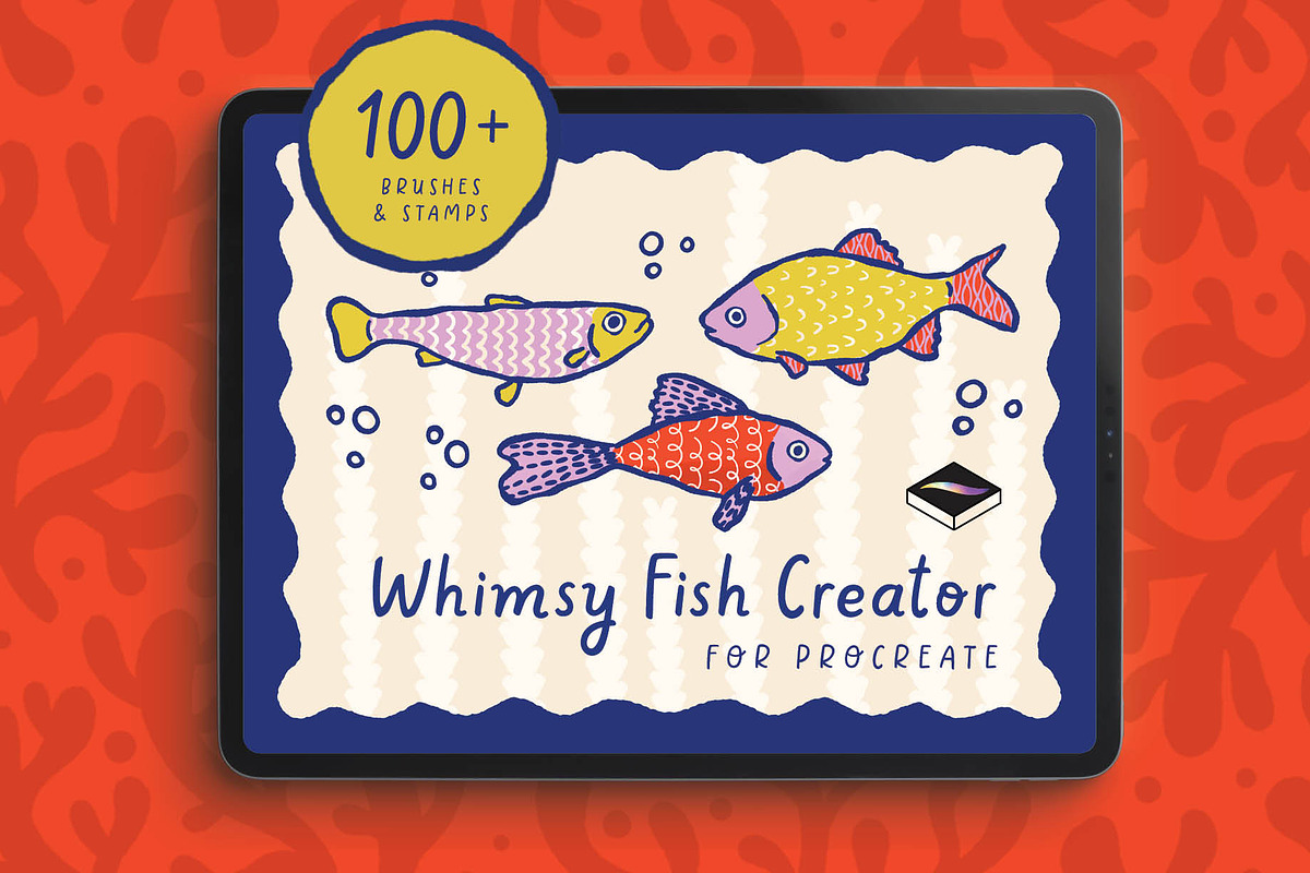 Whimsy Fish Creator for Procreate, a Brush Add-On by Pencil Twist (Photo 1 of 10)