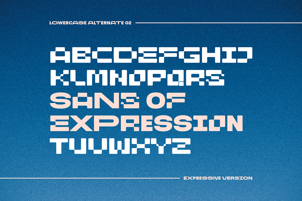 Sans of Expression, a Sans Serif Font by RedyStudio (Photo 7 of 13)