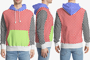 Men's Hoodie Mockup, a Hoody Mockup by Mock-up Store (Thumbnail 6 of 6)