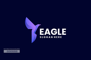 Eagle Gradient Colorful Logo, a Branding & Logo Template by ivan_artnivora
