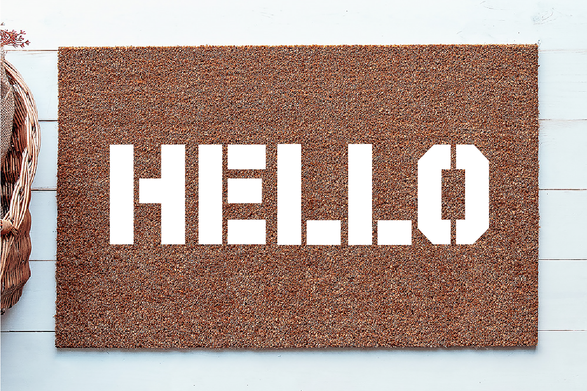 HOME TEAM STENCIL Sports Block Font, a Font by Blush Font Co. (Photo 4 of 6)