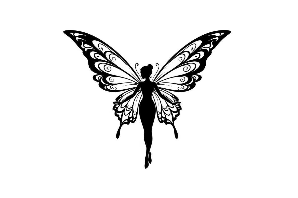 Magical Fairy Silhouette Bundle, an Illustration by jahid234 (Photo 44 of 51)