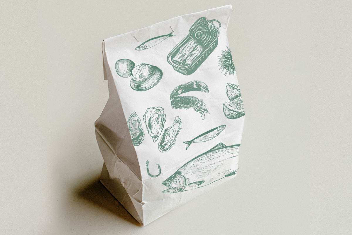 Seafood and Nautical Illustrations, a Food Illustration by Paper Curls Design (Photo 4 of 6)
